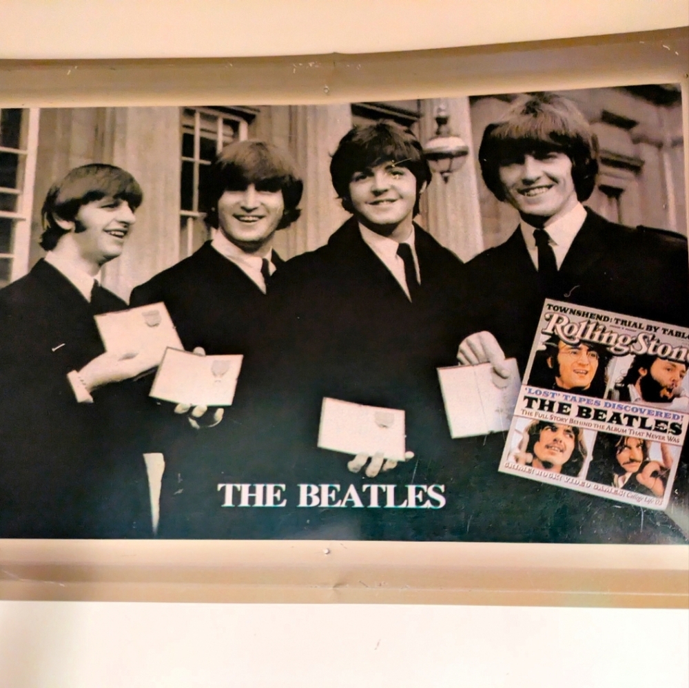 2/25$ The Beatles Tin Wall Decor